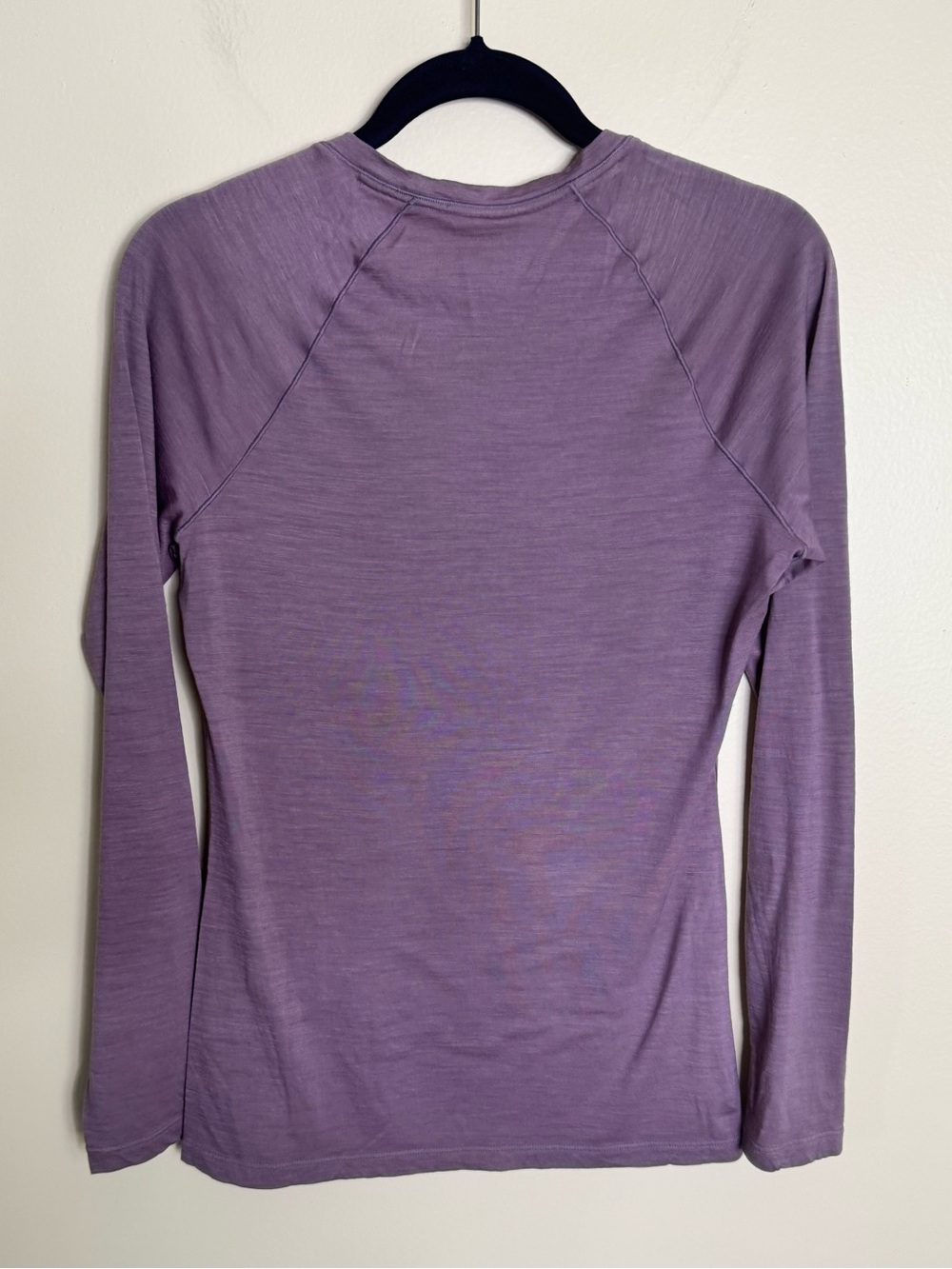 Smartwool Base Layer Long Sleeve Crew Top in Lavender womens size Small - Picture 2 of 4